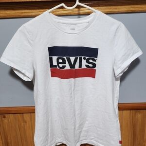 Levi's White T-Shirt with Logo